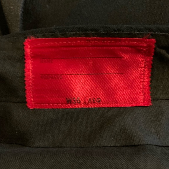 VTG Pierre Balmain Men’s Size 41R Blazer & 36x30.5 Pants 2pc Black Formal Suit - Picture 12 of 13